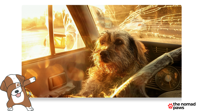 How long can dogs be left in a hot car