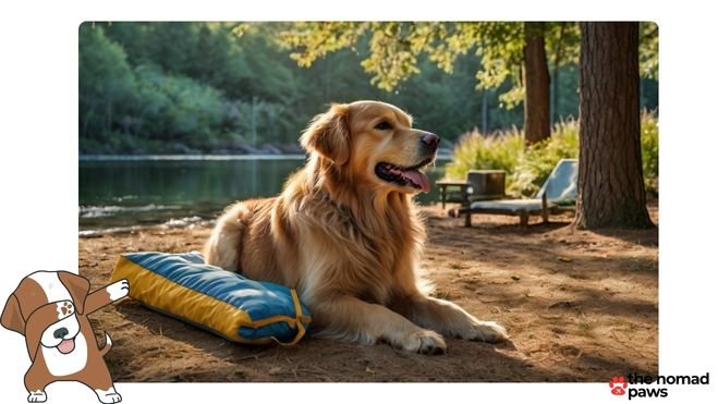 How to keep your dog cool while camping