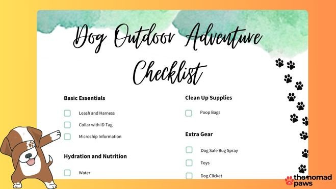 Dog Outdoor Adventure Checklist