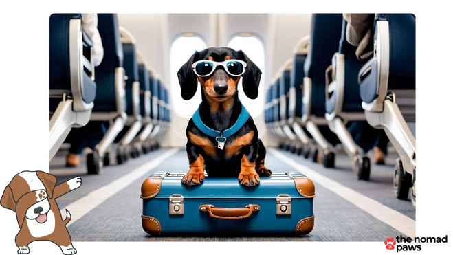 Tips for air travel with a dog in cabin
