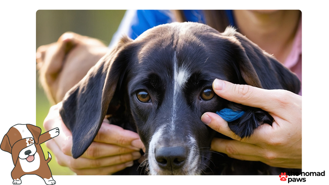 How do I protect my dog's ears when flying