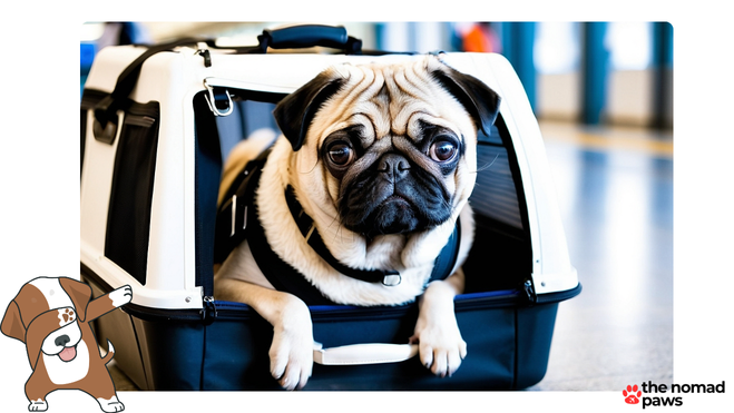can pugs fly on a plane