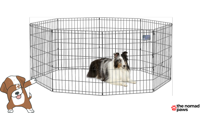 MidWest Homes For Pets Foldable Metal Dog Exercise Pen