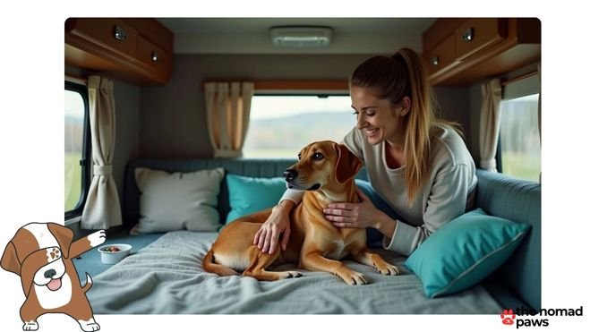 What are the rules for dogs travelling in motorhomes?