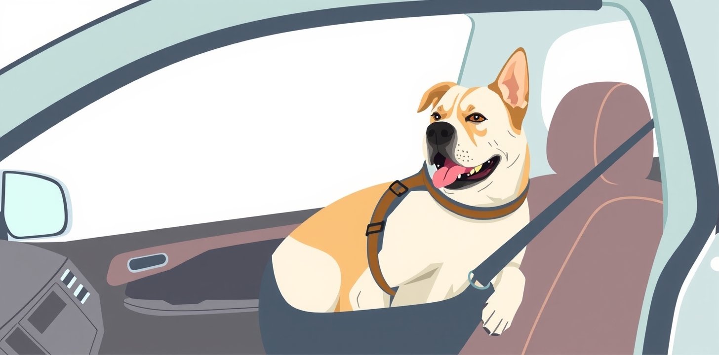 Dog car safety essentials with crash-tested harness