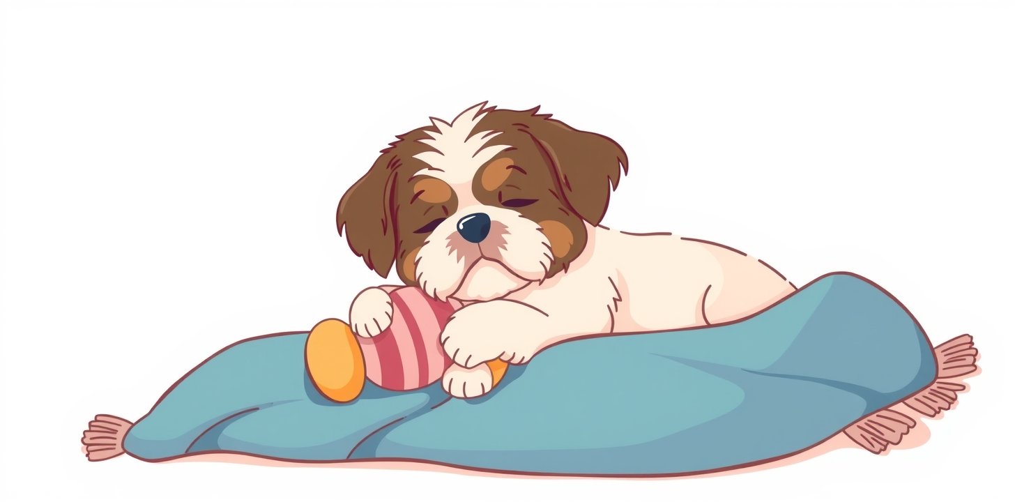 Dog relaxing with toy for frequently asked questions on treatments