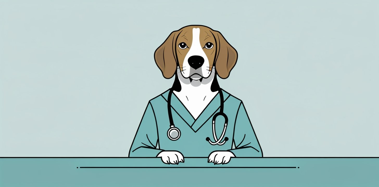 dog at vet visit for microchip requirements Germany