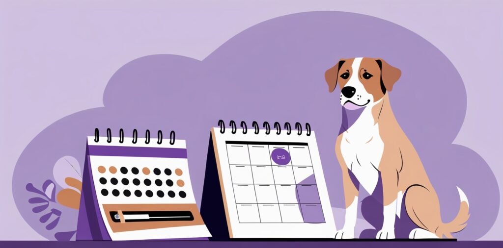 Dog travel planning timeline for traveling to UK with dog - preparation checklist