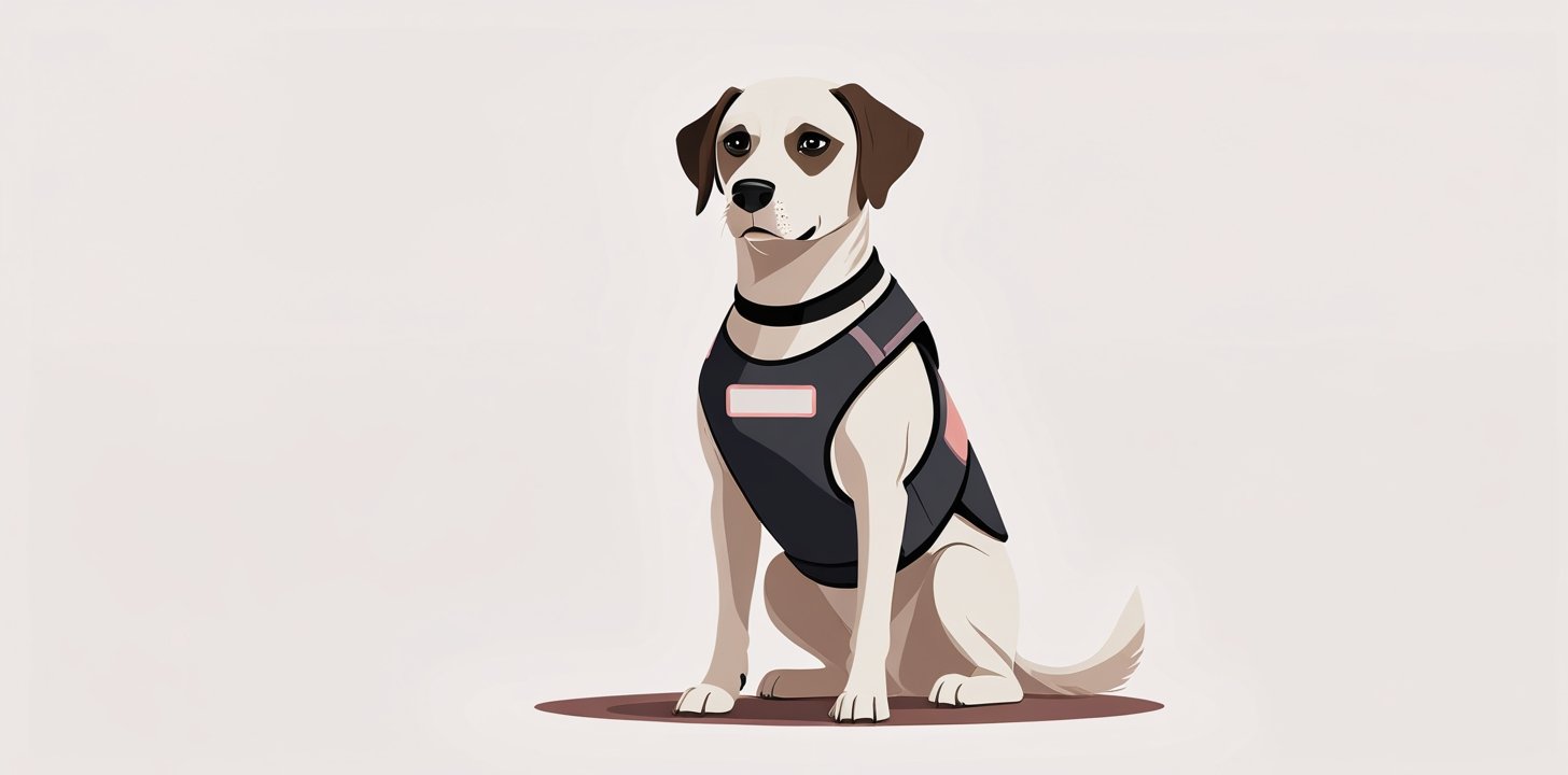 Service dog with vest for Etihad Airways service dog travel