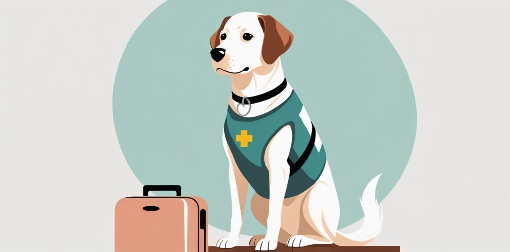 Service dog with traveler for Frontier airline policy