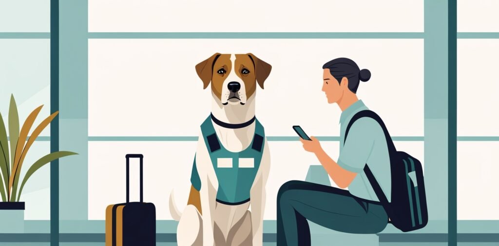 Korean Air pet policy service dog assistance animal