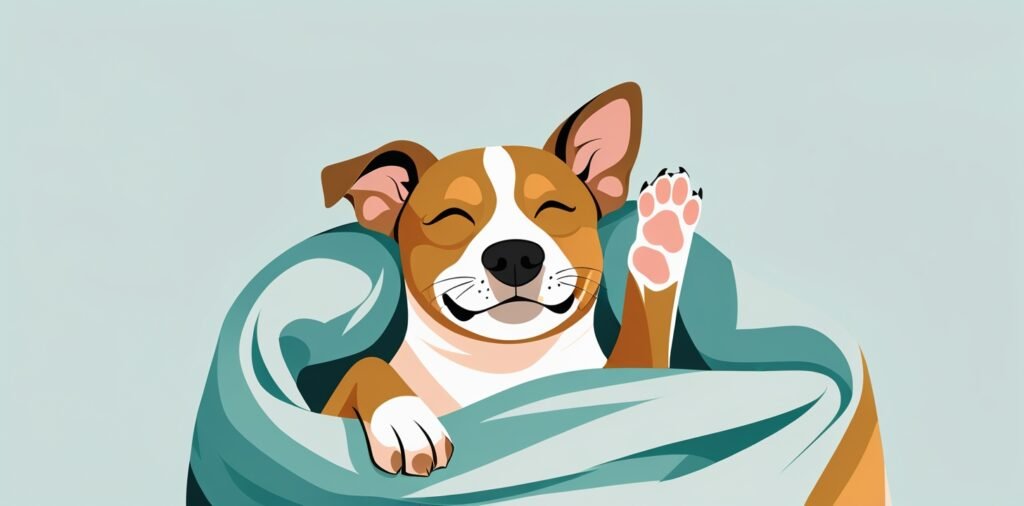 Dog displaying signs of ear discomfort by pawing at ears