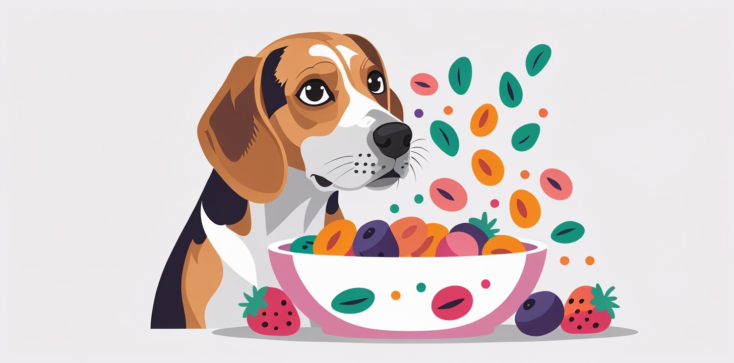 dog looking at probiotic strains and formulation ingredients for canine supplements