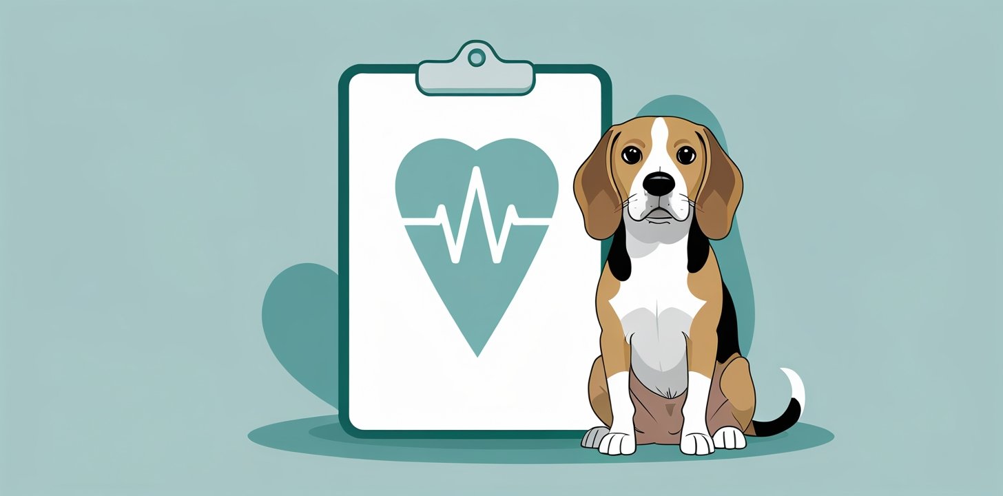 dog getting microchip at vet visit