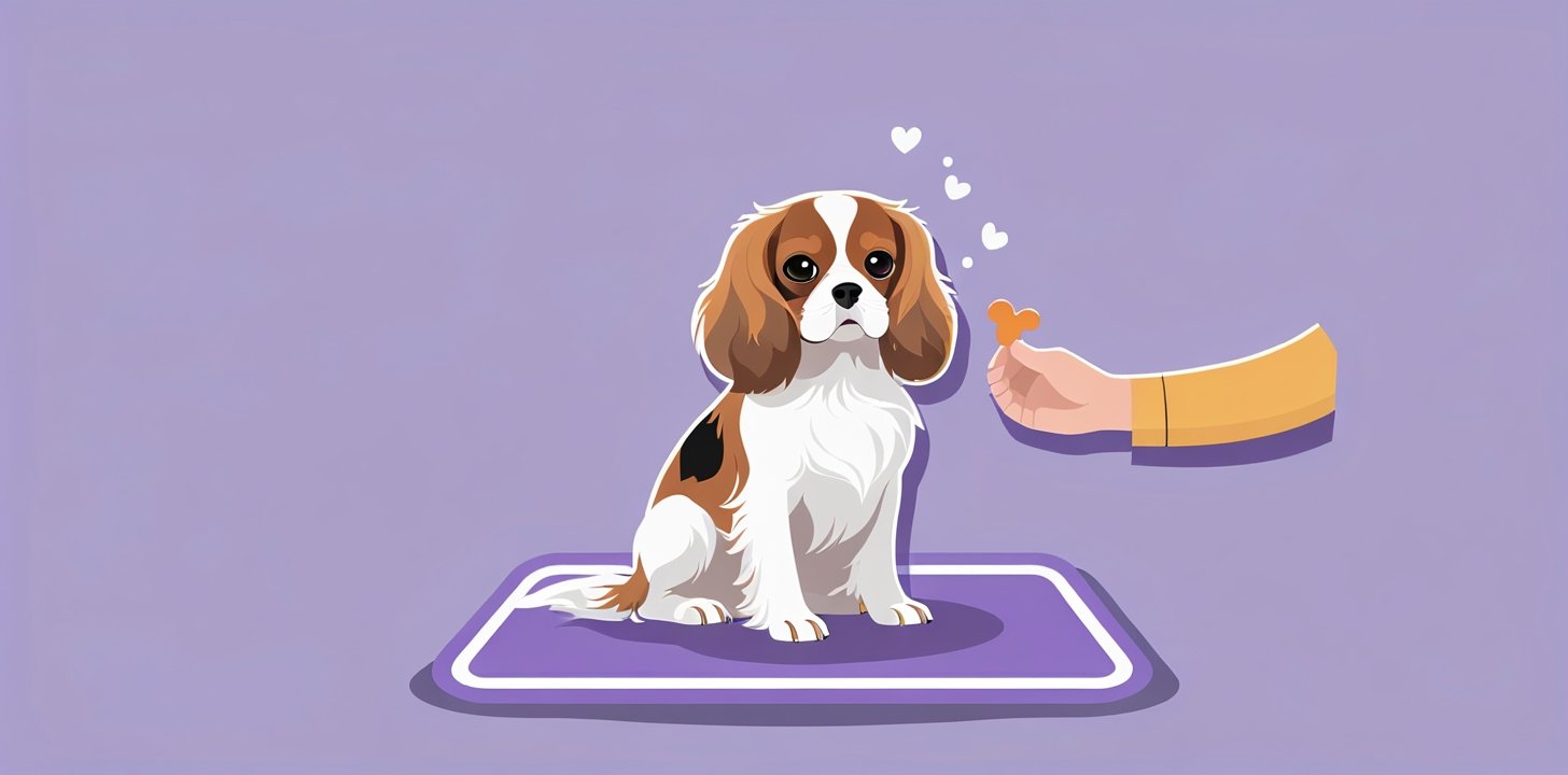 dog undergoing desensitization and counterconditioning training