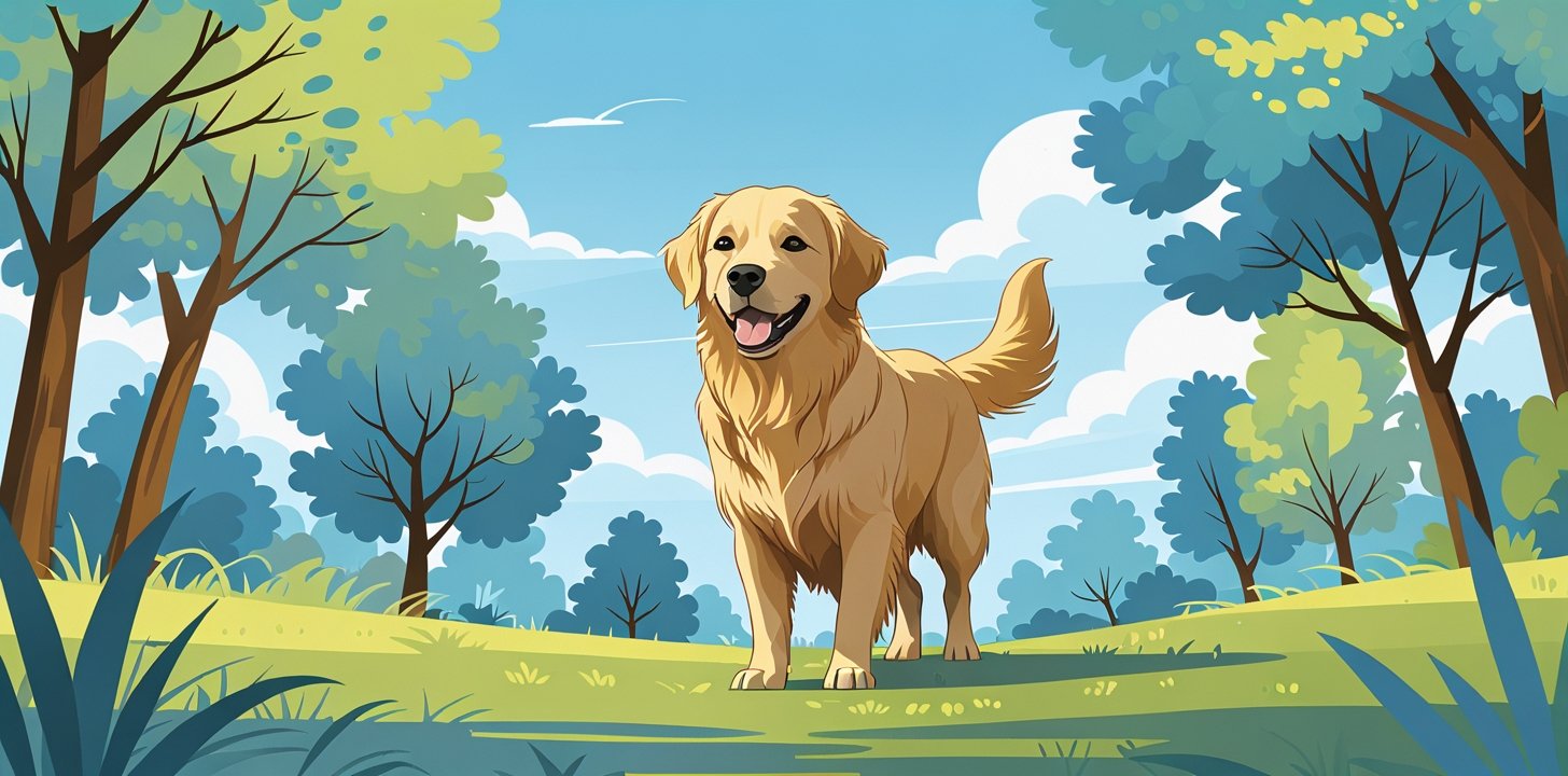 dog exploring outdoors in Germany settling in