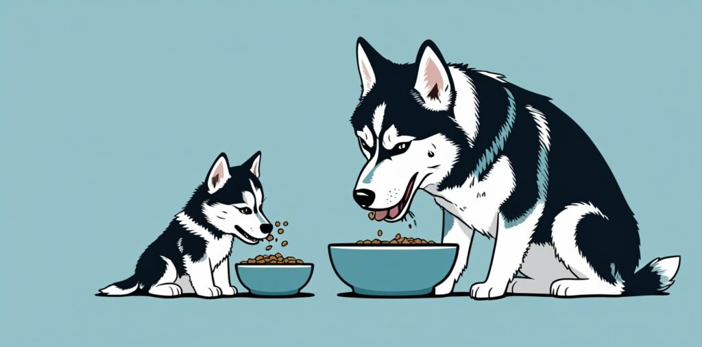 Best food for huskies feeding amounts by life stage puppy adult senior