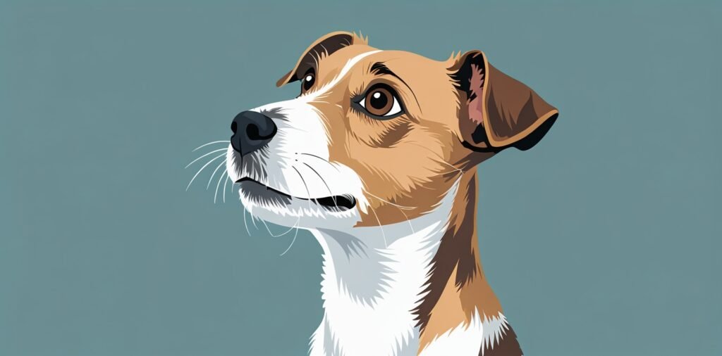 Jack Russell Terrier looking curious for frequently asked questions