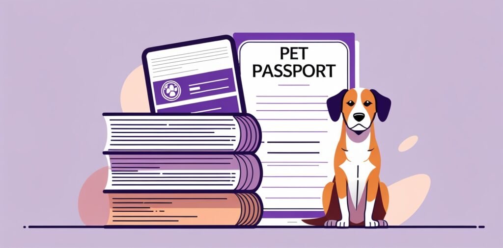 Pet import documents and veterinary permit for traveling to Antigua with dogs