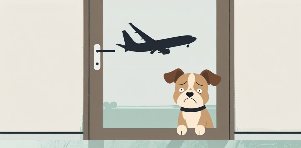 Illustration showing why WizzAir does not allow pets on flights