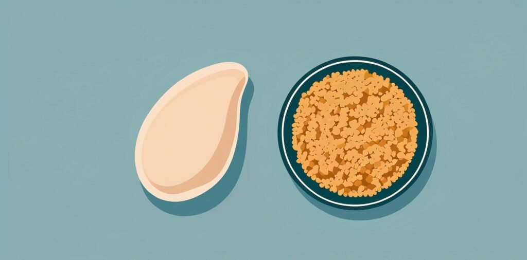 Fresh chicken and chicken meal protein sources for dog digestive health diet comparison