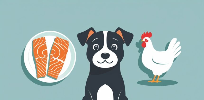 salmon vs chicken for dogs