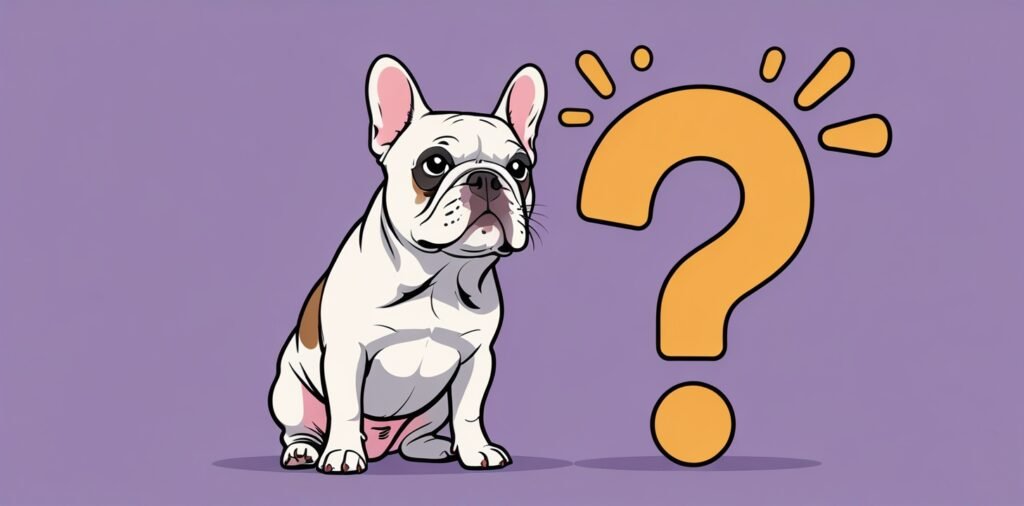 French Bulldog answering common air travel questions