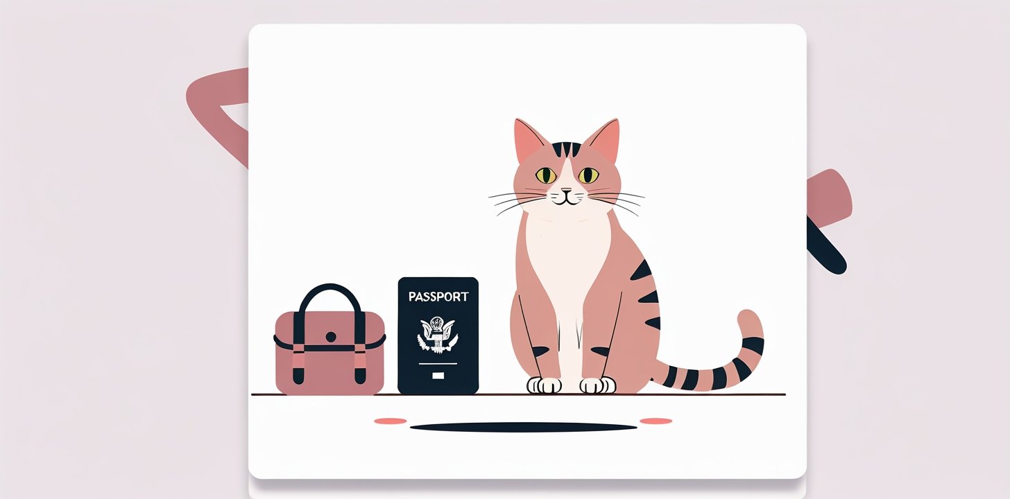 Pet with travel documents for Hainan Airlines international travel