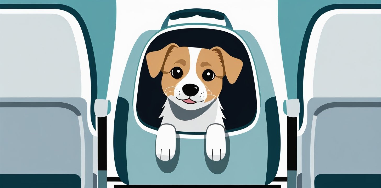 Small dog in cabin carrier for China Southern Airlines pet policy